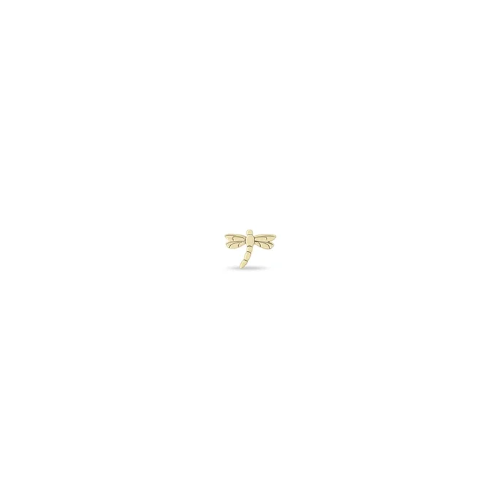 14k Itty Bitty Dragonfly Stud