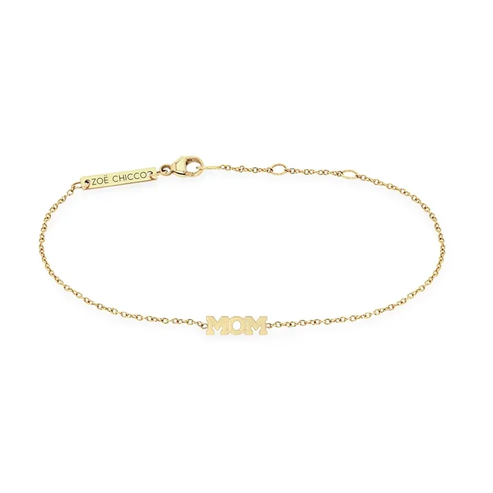 14k Itty Bitty MOM Bracelet