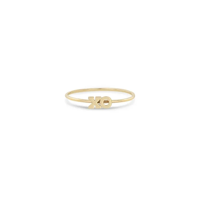 14k Itty Bitty XO Ring