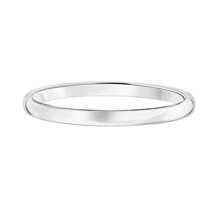 14k Plain Gold Wedding Band 2mm