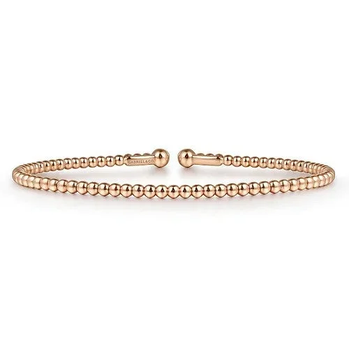 14K Rose Gold Bujukan Split Bangle