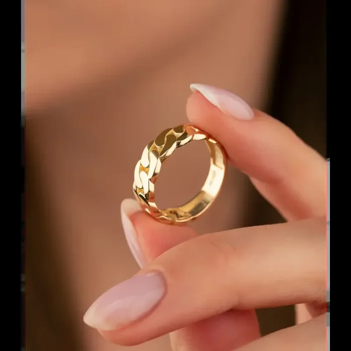 14K Solid Gold Miami Cuban Ring