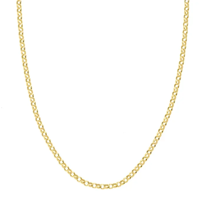 14K Yellow Gold 3.75mm Rolo Chain Necklace