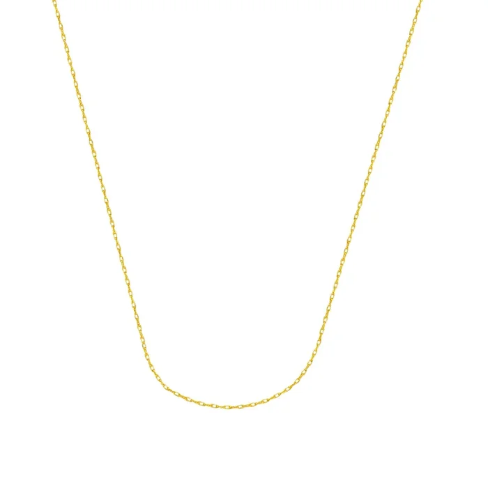 14kt Gold Rope Chain, 18″