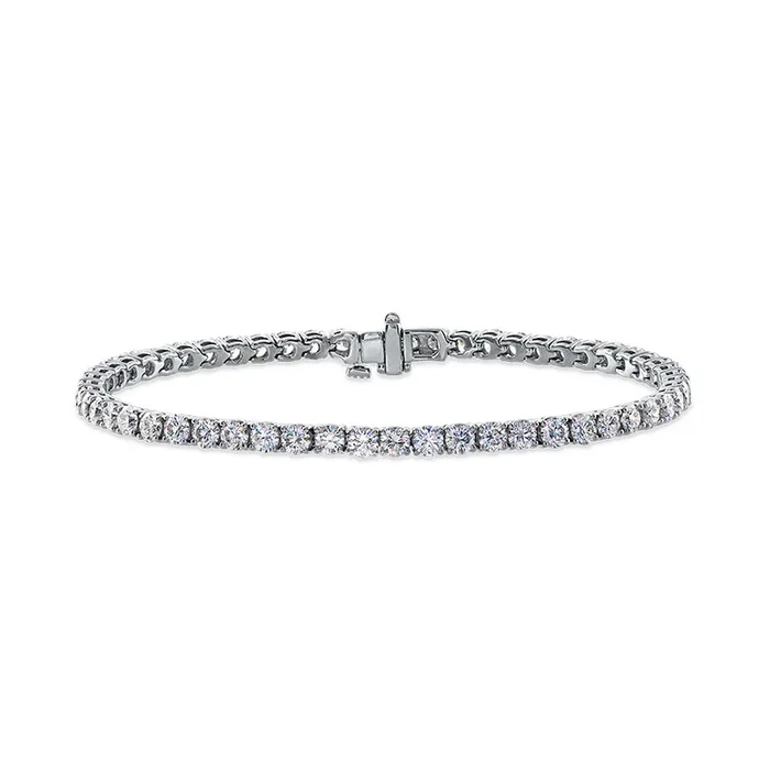 14KWG 7.50CTW FOF DIAMOND TENNIS BRACELET
