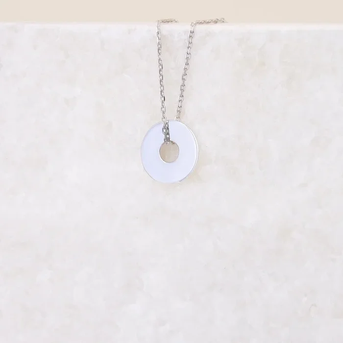 15mm silver target medal pendant to engrave