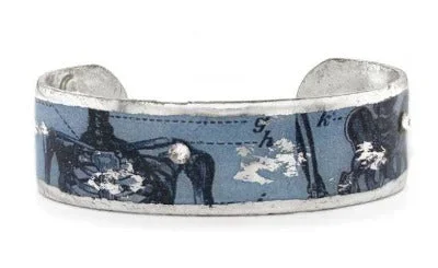 1895 Silver Skeleton Cuff