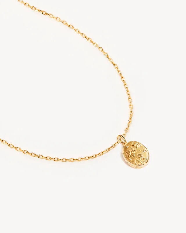 18k Gold Vermeil 18″ Everything You Are Is Enough Locket Necklace