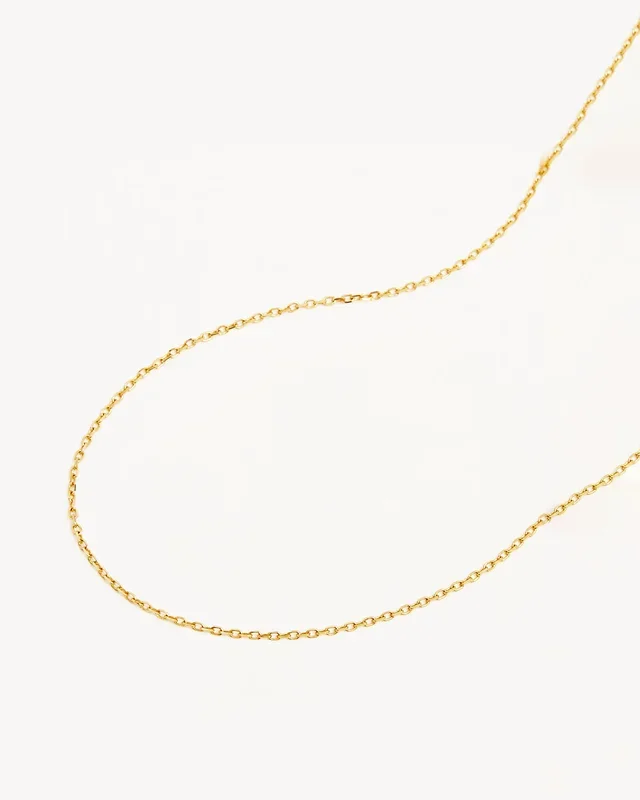 18k Gold Vermeil 18″ Signature Chain Necklace