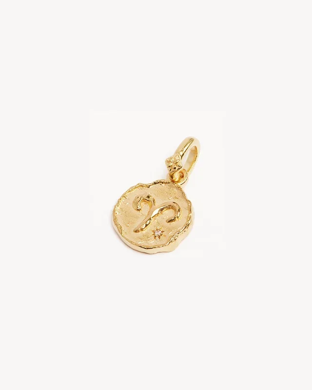 18k Gold Vermeil Cosmic Love Zodiac Annex Link Pendant – Aries