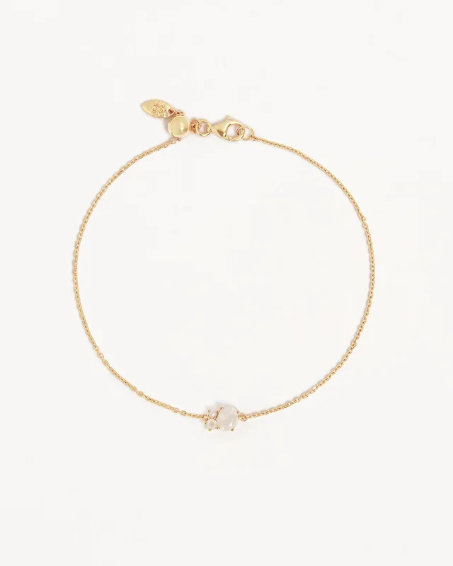 18k Gold Vermeil Kindred Birthstone Bracelet – June