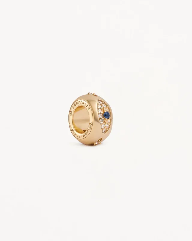 18k Gold Vermeil Love and Luck Petal Charm