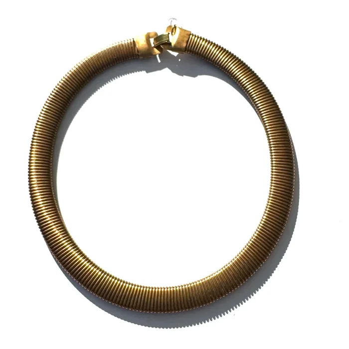 1970’s Vintage Cobra Brass Necklace