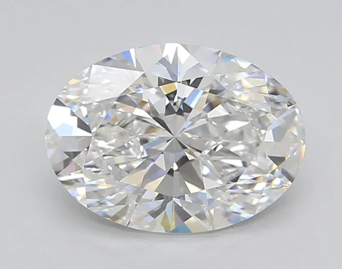 2.02 Carat Oval Shaped, Ideal Cut, E Color, VVS2 Clarity, GIA Certified Lab Grown Diamond