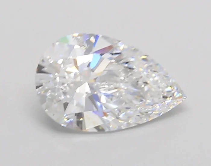 2.02 Carat Pear Shaped, Ideal Cut, D Color, VS1 Clarity, IGI Certified Lab Grown Diamond