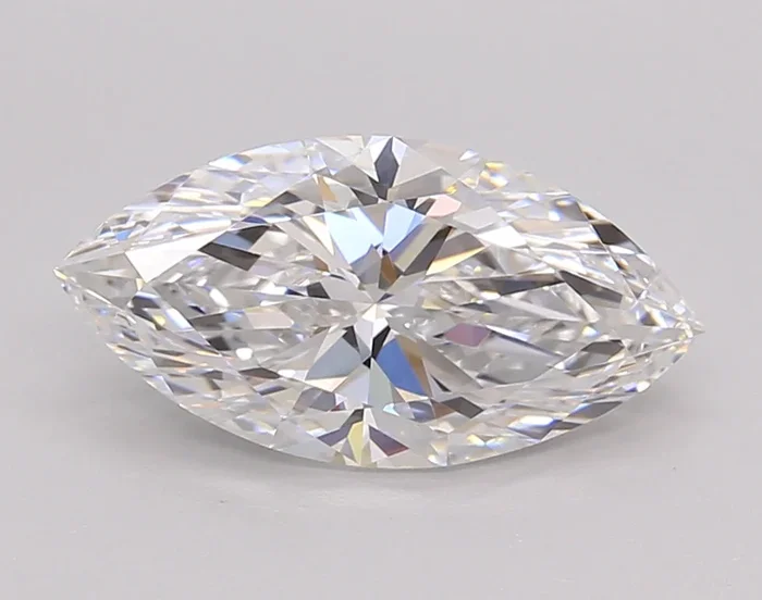 2.03 Carat Marquise Shaped, Ideal Cut, D Color, VVS1 Clarity, IGI Certified Lab Grown Diamond