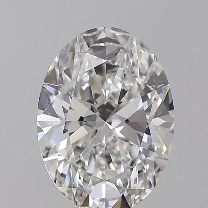 2.04 Carat Oval Shaped, Ideal Cut, F Color, VS1 Clarity, GIA Certified Lab Grown Diamond