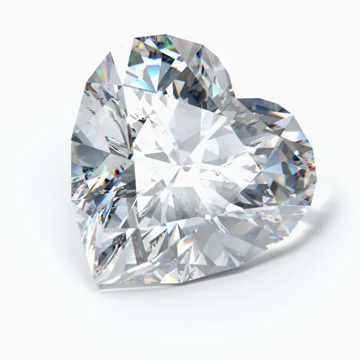 2.10 Carat Heart Shaped, Ideal Cut, D Color, VVS2 Clarity, IGI Certified Lab Grown Diamond