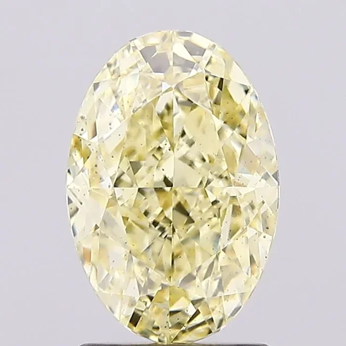 2.11 Carat Oval Shaped, Very Good Cut, SI1 Clarity, IGI Certified Lab Grown Diamond