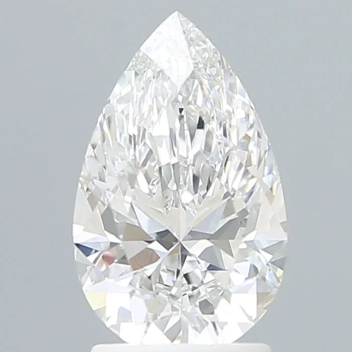 2.11 Carat Pear Shaped, Very Good Cut, D Color, VVS2 Clarity, IGI Certified Lab Grown Diamond