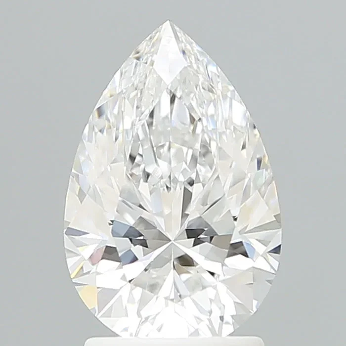 2.15 Carat Pear Shaped, Very Good Cut, E Color, VVS2 Clarity, IGI Certified Lab Grown Diamond