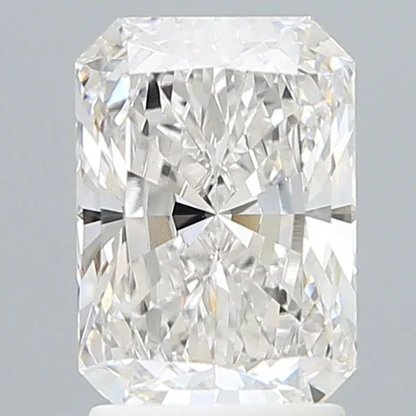 2.21 Carat Radiant Shaped, Ideal Cut, F Color, VVS2 Clarity, IGI Certified Lab Grown Diamond
