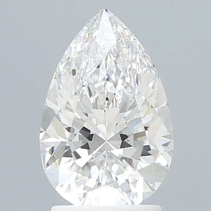 2.22 Carat Pear Shaped, Very Good Cut, D Color, VVS2 Clarity, IGI Certified Lab Grown Diamond