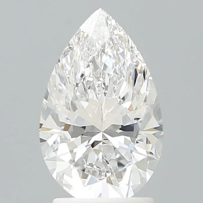 2.27 Carat Pear Shaped, Very Good Cut, D Color, VVS2 Clarity, IGI Certified Lab Grown Diamond