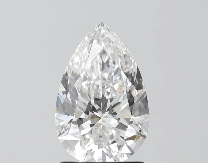 2.37 carat E-VS1 Pear Cut Lab Grown Diamond