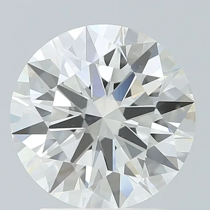 2.42 Carat Round Shaped, Ideal Cut, F Color, VS1 Clarity, IGI Certified Lab Grown Diamond