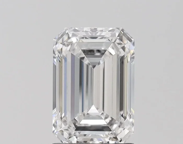 2.5 carat E-VVS2 Emerald Cut Lab Grown Diamond