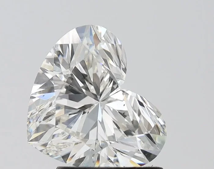 2.51 carat F-VS2 Heart Cut Lab Grown Diamond