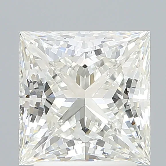 2.60 Carat Princess Shaped, Ideal Cut, F Color, VVS2 Clarity, IGI Certified Lab Grown Diamond