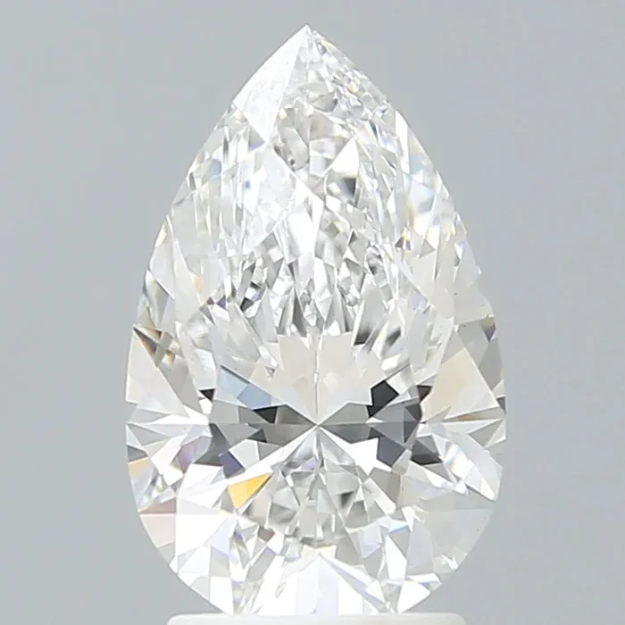 2.62 Carat Pear Shaped, Very Good Cut, D Color, VS1 Clarity, IGI Certified Lab Grown Diamond