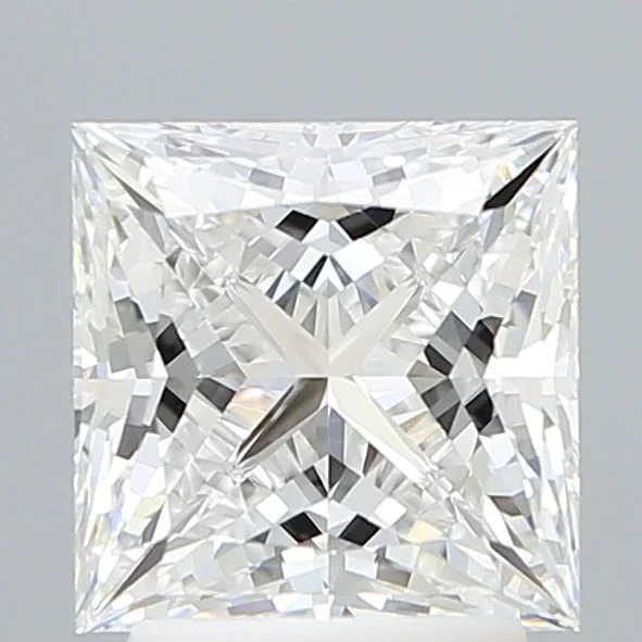 2.65 Carat Princess Shaped, Very Good Cut, D Color, VVS2 Clarity, IGI Certified Lab Grown Diamond