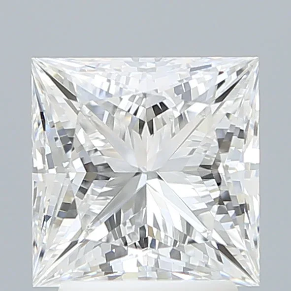 2.67 Carat Princess Shaped, Ideal Cut, D Color, VVS2 Clarity, IGI Certified Lab Grown Diamond
