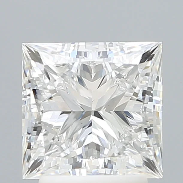 2.70 Carat Princess Shaped, Very Good Cut, E Color, VS1 Clarity, IGI Certified Lab Grown Diamond