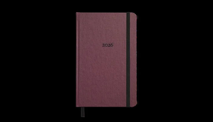 2026 12 Month Runwell Planner – Merlot