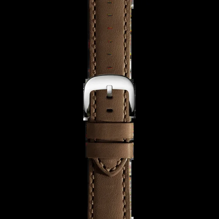 20mm Dark Nut Brown Leather Watch Strap – Dark Nut Brown