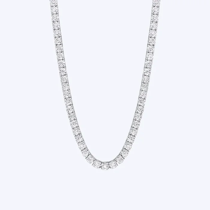 22ctw Laboratory-Grown Tennis Necklace