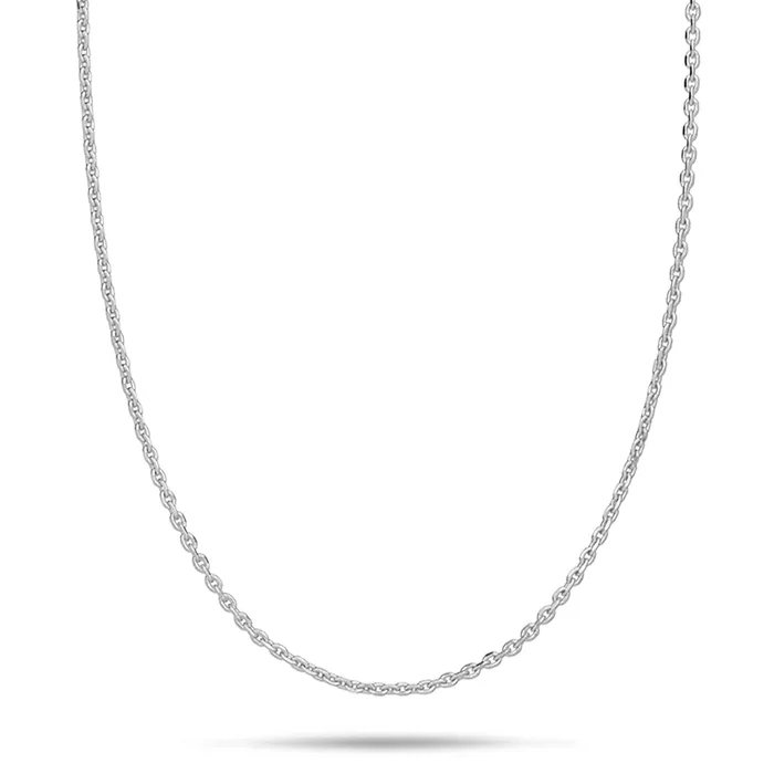 24″ Adjustable 1.0mm Cable Chain in Sterling Silver