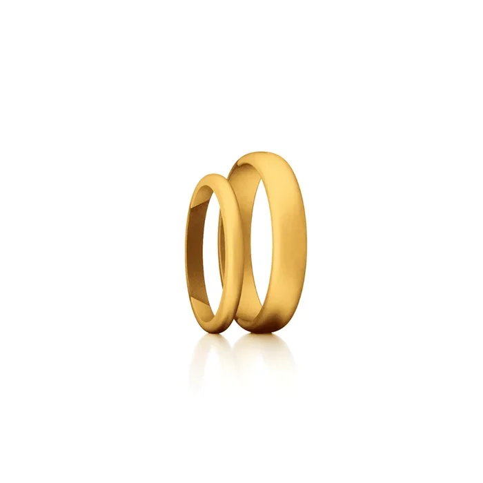 24Kt Gold Curved Men’s Ring