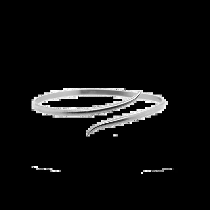 24Kt Platinum Slender Arrow Bangle