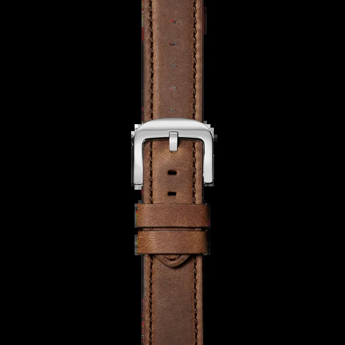 24mm British Tan Leather Watch Strap (XL) – British Tan