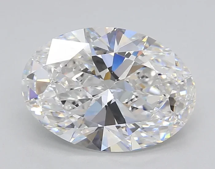 3.02 Carat Oval Shaped, Ideal Cut, D Color, VS1 Clarity, GIA Certified Lab Grown Diamond