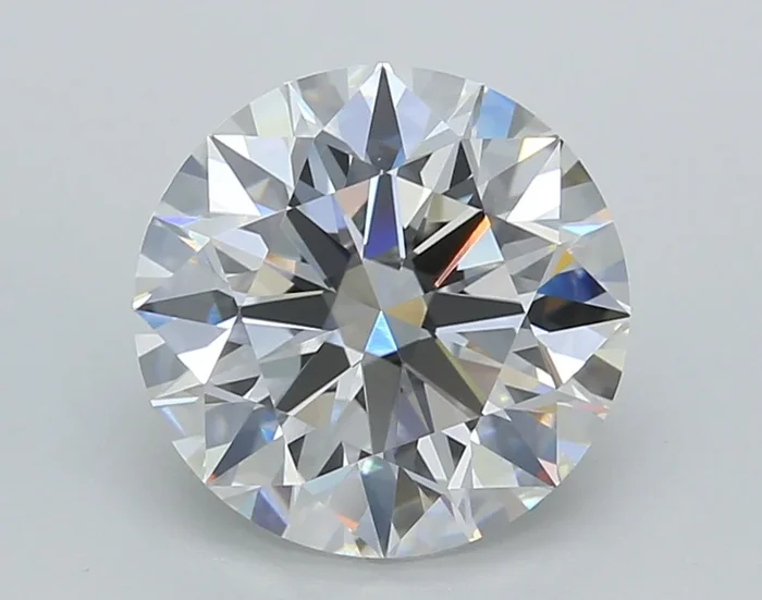 3.02 Carat Round Shaped, Excellent Cut, E Color, VVS2 Clarity, GIA Certified Lab Grown Diamond