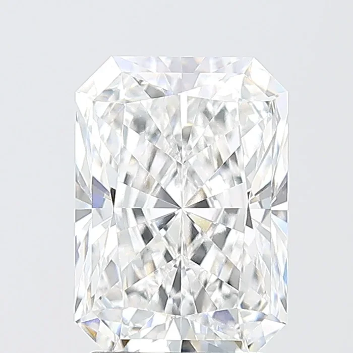 3.03 Carat Radiant Shaped, Excellent Cut, D Color, VS1 Clarity, IGI Certified Lab Grown Diamond