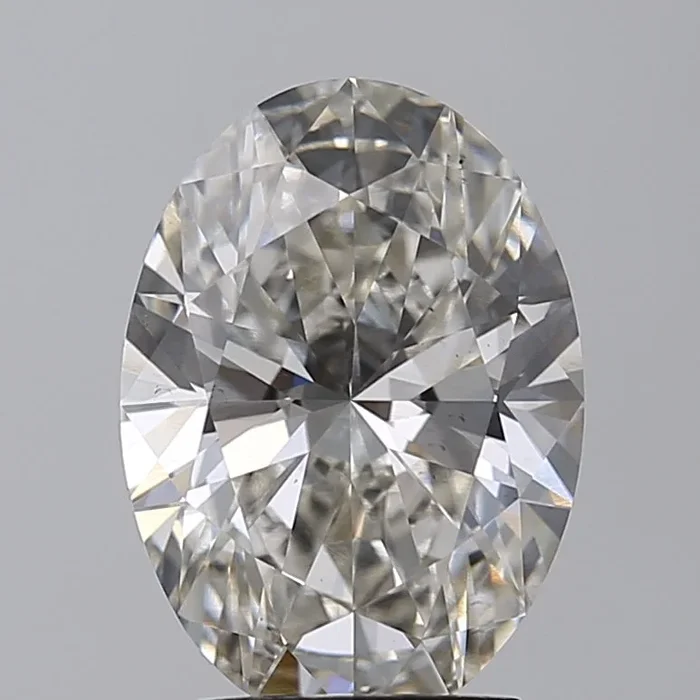 3.04 Carat Oval Shaped, Ideal Cut, H Color, VS1 Clarity, IGI Certified Lab Grown Diamond