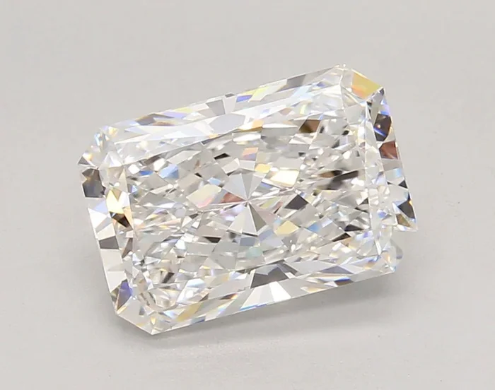 3.04 Carat Radiant Shaped, Ideal Cut, E Color, VS1 Clarity, IGI Certified Lab Grown Diamond