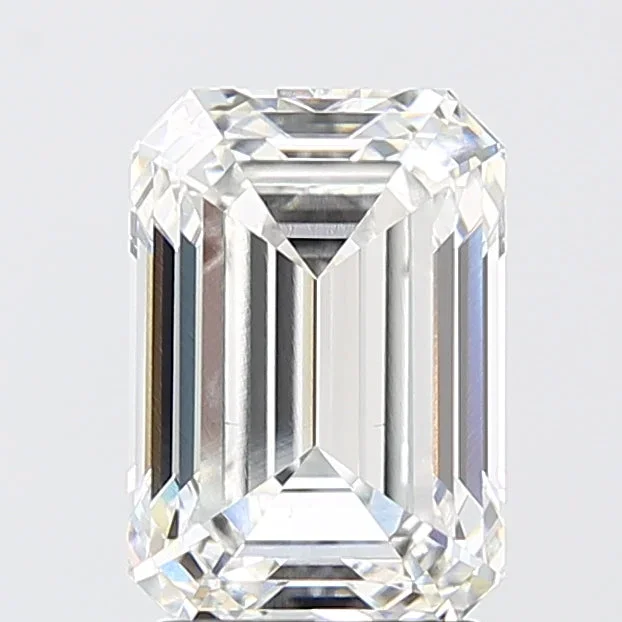 3.05 Carat Emerald Shaped, Ideal Cut, E Color, VS1 Clarity, IGI Certified Lab Grown Diamond